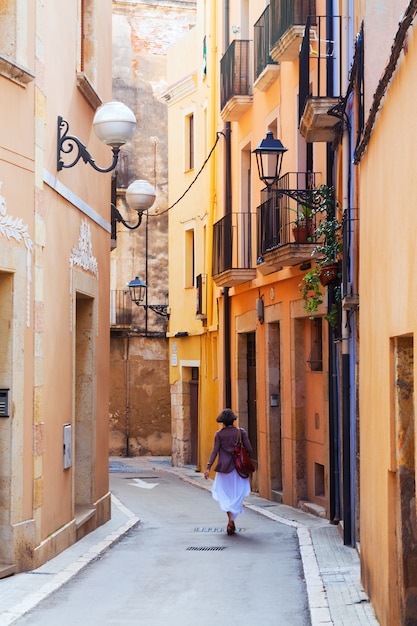 Foto gratuita via della città catalana. tarragona