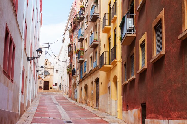 street of european town. Tarragona