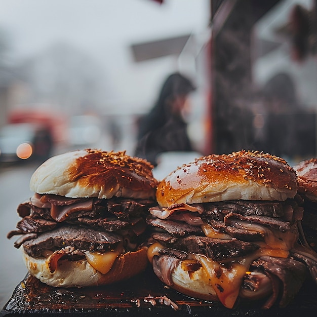 Free photo street food still life