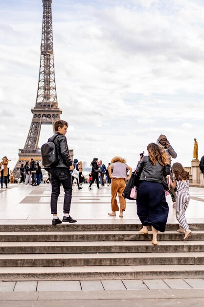 Street photos, places, people. France, Paris. March 2020