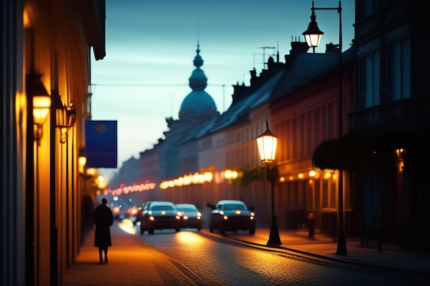 A street with a sign that says'i'm a lady '