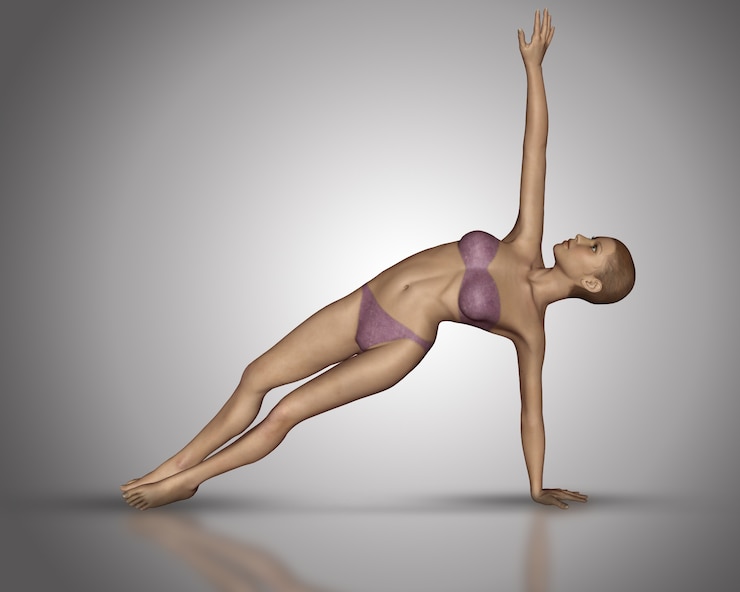 Free Photo stretching with arms