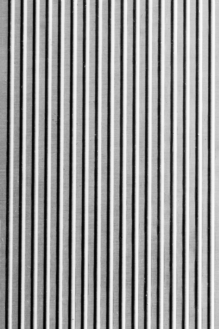 Free Photo striped metallic material background