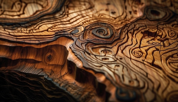 Полосатая деревянная доска потрясающий фон в природе, созданный искусственным интеллектом