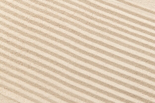Полосатый фон из песка дзэн в концепции здоровья и благополучия
