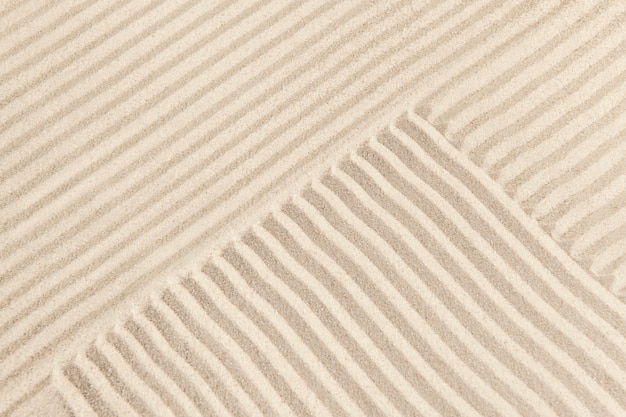 マインドフルネスの概念の縞模様の禅砂の背景