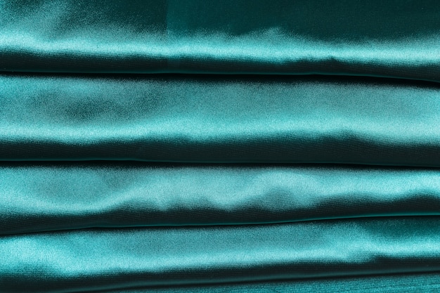 Stripes of blue fabric material