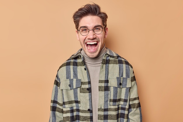 student poses indoor