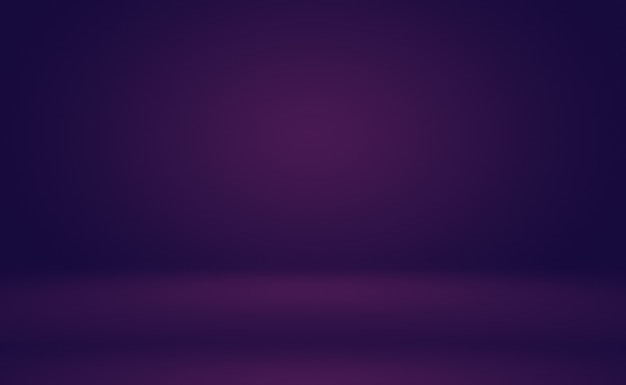 Концепция фона студии - абстрактный пустой светлый градиент фиолетовый фон комнаты студии для продукта. обычный фон студии.