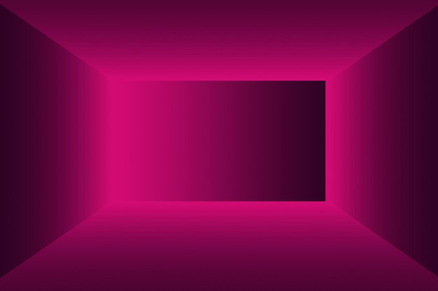 スタジオ背景コンセプト-製品の抽象的な空の光のグラデーション紫のスタジオルームの背景。プレーンスタジオの背景。 無料写真