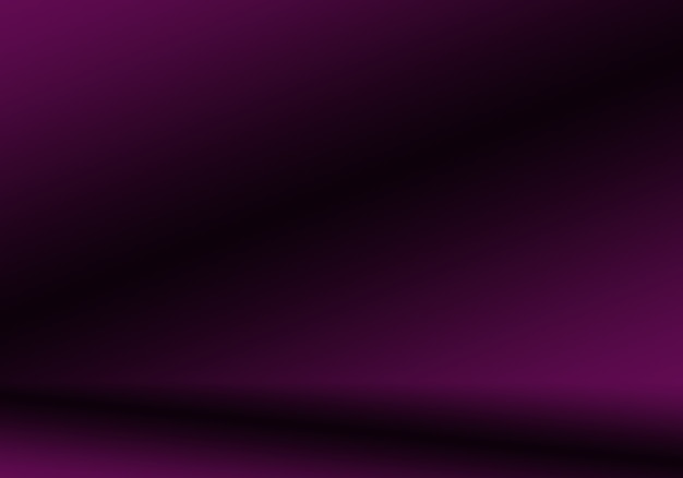 Бесплатное фото Концепция фона студии - абстрактный пустой светлый градиент фиолетовый фон комнаты студии для продукта.