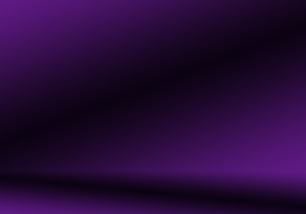 無料写真 スタジオ背景コンセプト-製品の抽象的な空の光のグラデーション紫のスタジオルームの背景。
