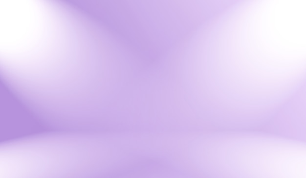 Бесплатное фото Концепция фона студии - абстрактный пустой светлый градиент фиолетовый фон комнаты студии для продукта.