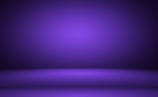 Studio background concept  abstract empty light gradient purple studio room background for product p...