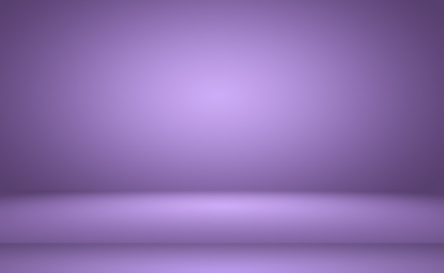 Studio background concept  abstract empty light gradient purple studio room background for product p... Premium Photo