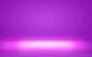 Free photo studio background concept abstract empty light gradient purple studio room background for product pl