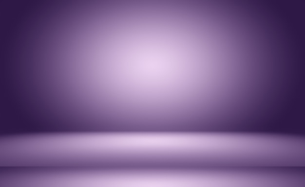 Free photo studio background concept - abstract empty light gradient purple studio room background for product. plain studio background.