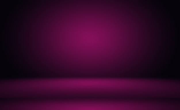 Studio Background Concept - abstract empty light gradient purple studio room background for product. Plain Studio background.