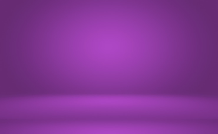 Free Photo studio background concept - abstract empty light gradient purple studio room background for product. plain studio background.