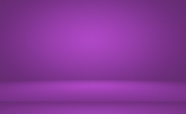 Studio Background Concept - abstract empty light gradient purple studio room background for product. Plain Studio background.