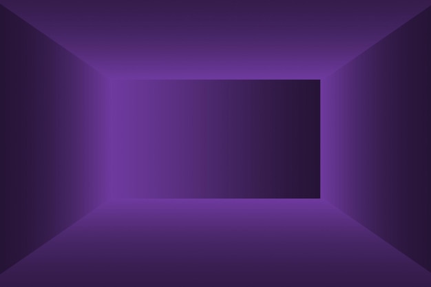 Free photo studio background concept - abstract empty light gradient purple studio room background for product. plain studio background.