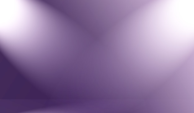 Free photo studio background concept - abstract empty light gradient purple studio room background for product.