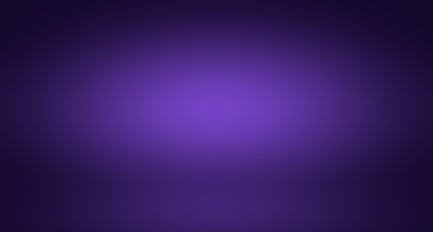 Концепция фона студии - абстрактный пустой светлый градиент фиолетовый фон комнаты студии для продукта.