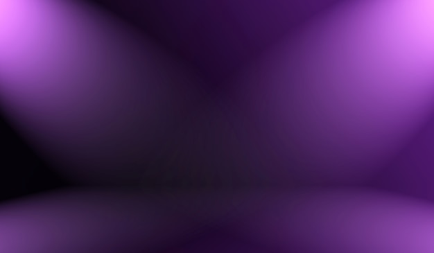 Free photo studio background concept - abstract empty light gradient purple studio room background for product.