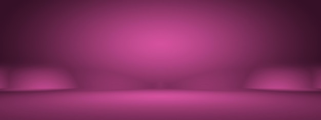 Free photo studio background concept abstract empty light gradient purple studio room background for product