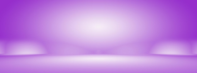 Studio background concept astratto vuoto sfumato di luce viola camera studio sfondo per il prodotto