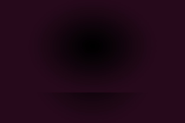 Free photo studio background concept - dark gradient purple studio room background for product.