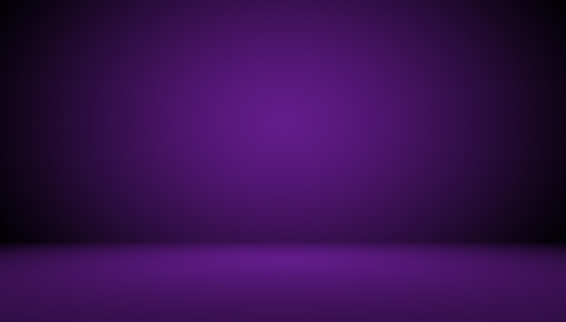 Studio background concept  dark gradient purple studio room background for product