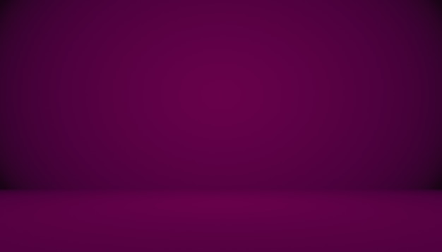 Free photo studio background concept  dark gradient purple studio room background for product