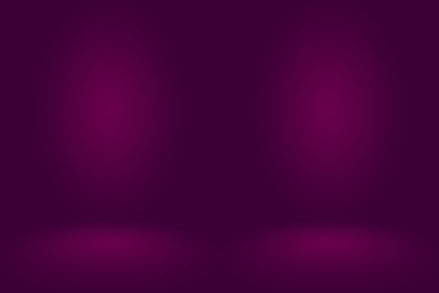 Free photo studio background concept  dark gradient purple studio room background for product