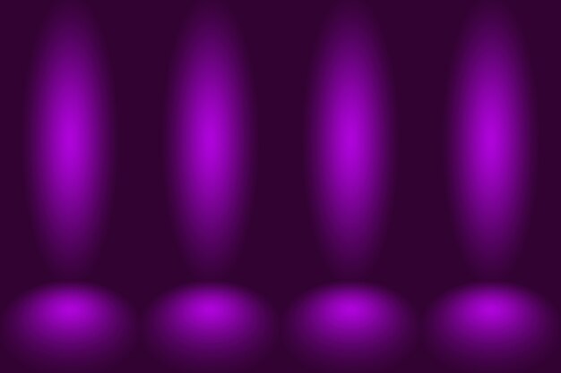 Studio background concept  dark gradient purple studio room background for product