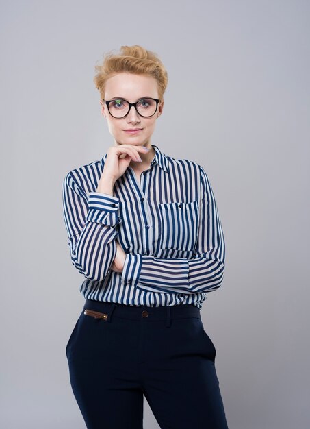 Studio shot photography of young woman