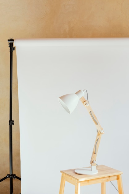 Studio with props for photography