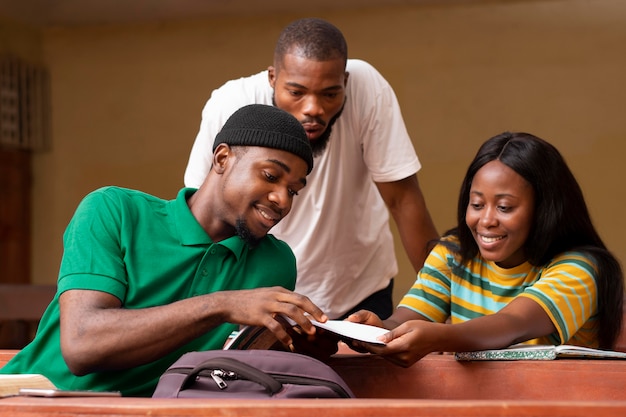 Study group of african people