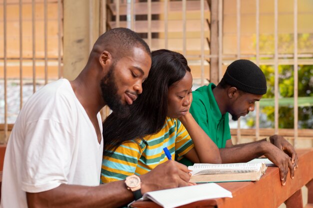 Study group of african people