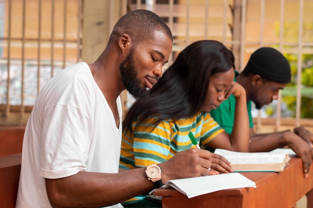 Study group of african people