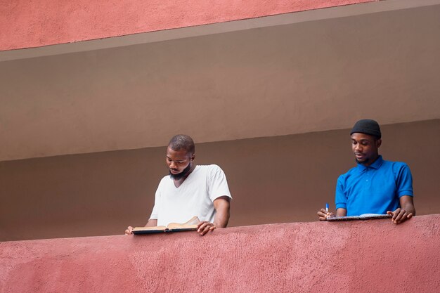 Study group of african people