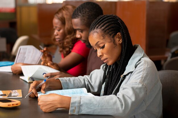 Study group of african people