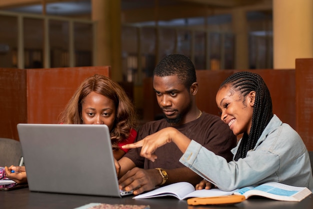 Study group of african people