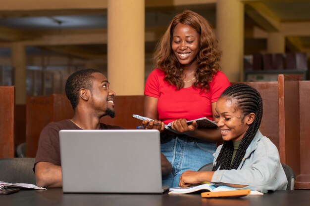 Study group of african people