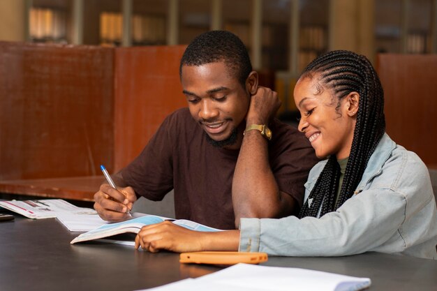 Study group of african people