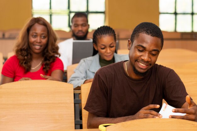 Study group of african people