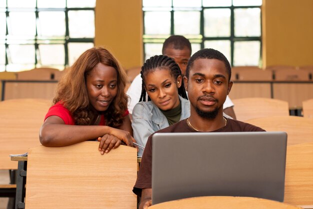 Study group of african people