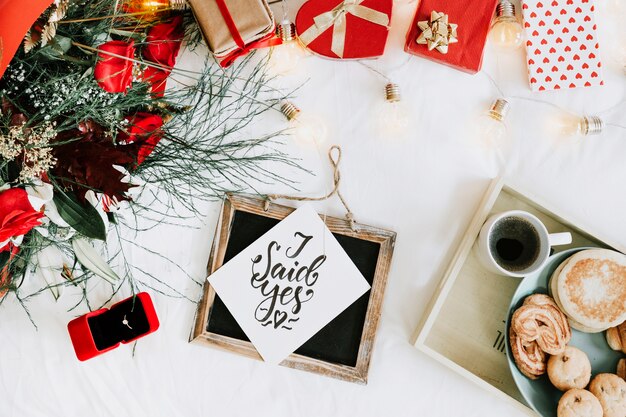 Free Photo stuff for romantic proposal 