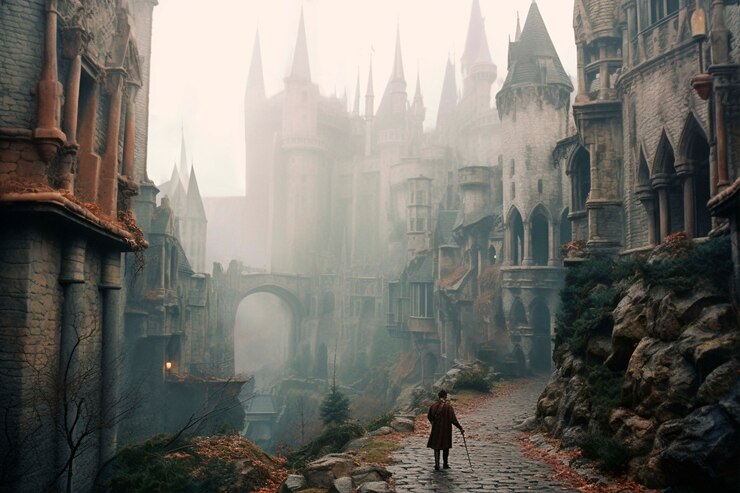 無料Photo 素晴らしいファンタジービデオゲームの風景
