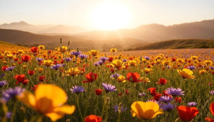 Free Photo stunning spring collage